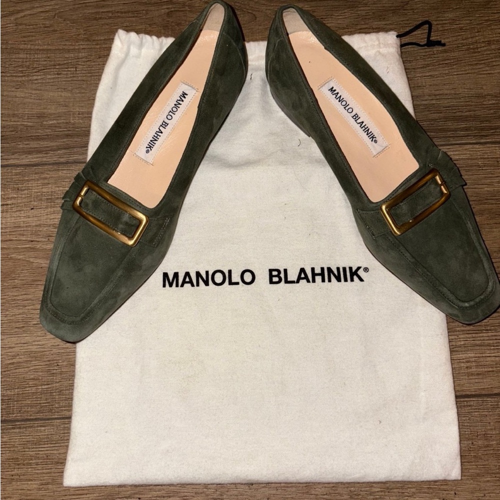 Manolo Blahnik loafers size 37.5